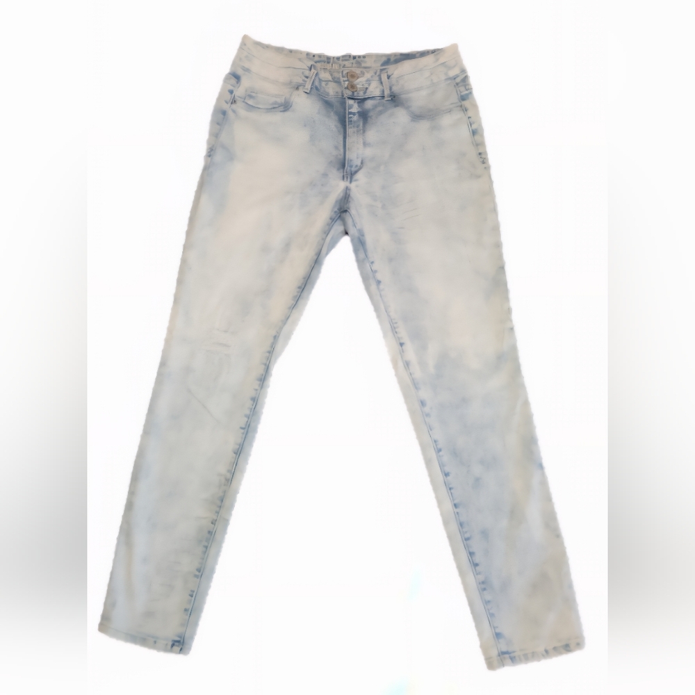 Mossimo Blue And White Skinny Jeggings